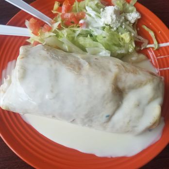 La Fogata - Vegetable burrito with queso sauce on top - Mexican Near Me - Shelbyville, Kentucky La Fogata - Vegetable burrito with queso sauce on top - Mexican Near Me - Shelbyville, Kentucky
