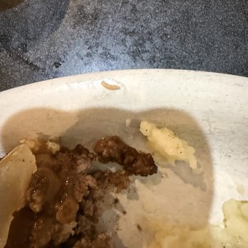 Gail's Down the Street Cafe - I found a maggot in my hamburger steak. There were three more after I found this one.. - Cafes Near Me - Montgomery, Alabama Gail's Down the Street Cafe - I found a maggot in my hamburger steak. There were three more after I found this one.. - Cafes Near Me - Montgomery, Alabama