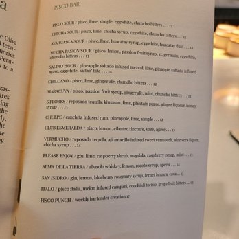 Leche De Tigre - Menu - Peruvian Near Me - San Antonio, Texas