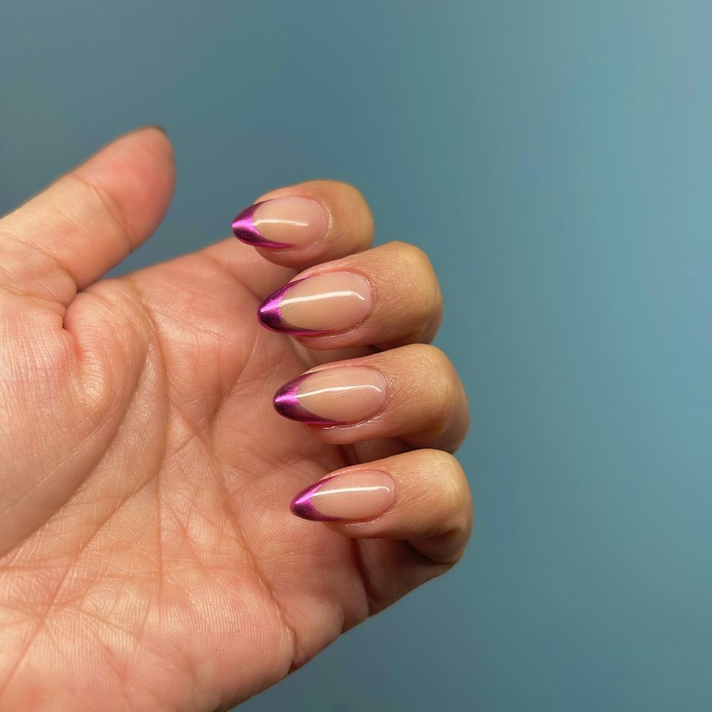 Andyy Nails - Chrome Frenchie - Waxing Near Me - San Antonio, Texas