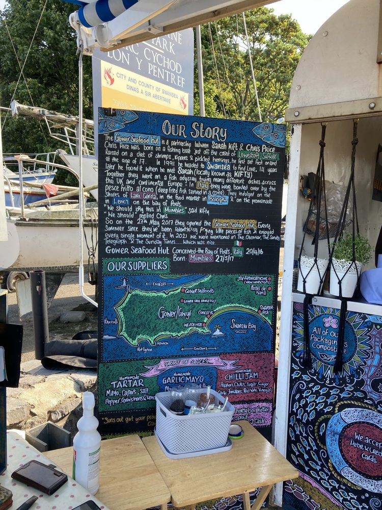 GOWER SEAFOOD HUT Promenade Terrace, Mumbles, Swansea, United Kingdom