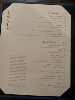 Menu photo 6 Talia Kitchen Murrieta, CA