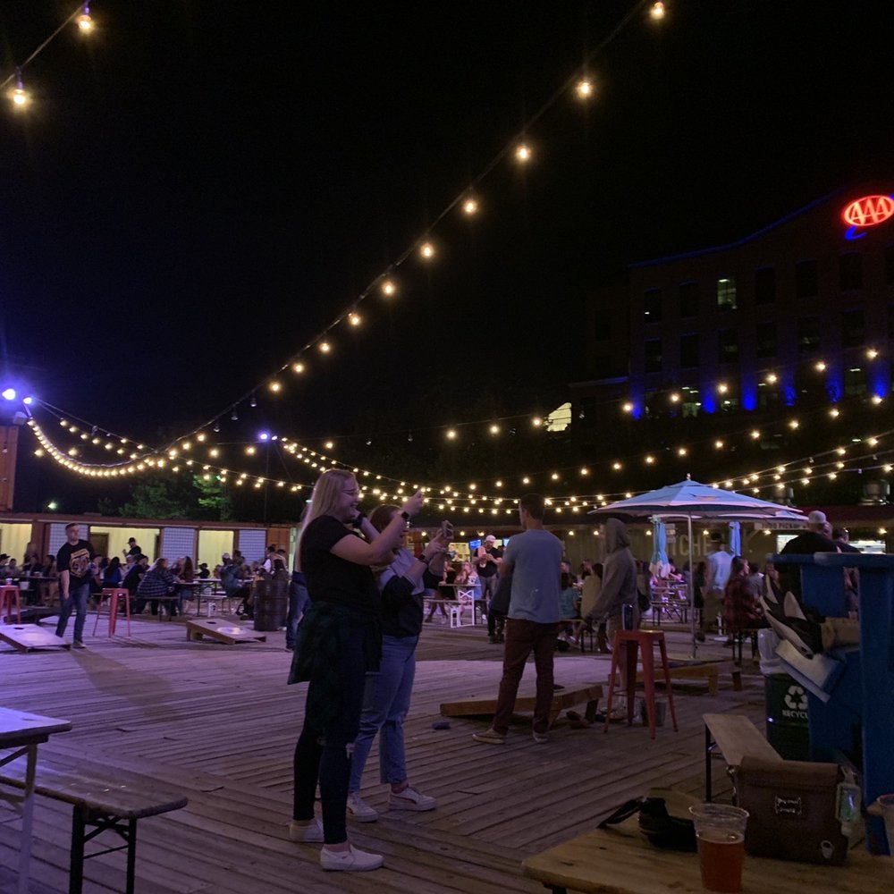 Constitution Yards - a crowd of people enjoying a night out - Beer Gardens Near Me - Wilmington, Delaware Constitution Yards - a crowd of people enjoying a night out - Beer Gardens Near Me - Wilmington, Delaware
