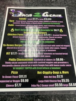 Menu photo 1 Daqs 2 Geaux Mesquite, TX