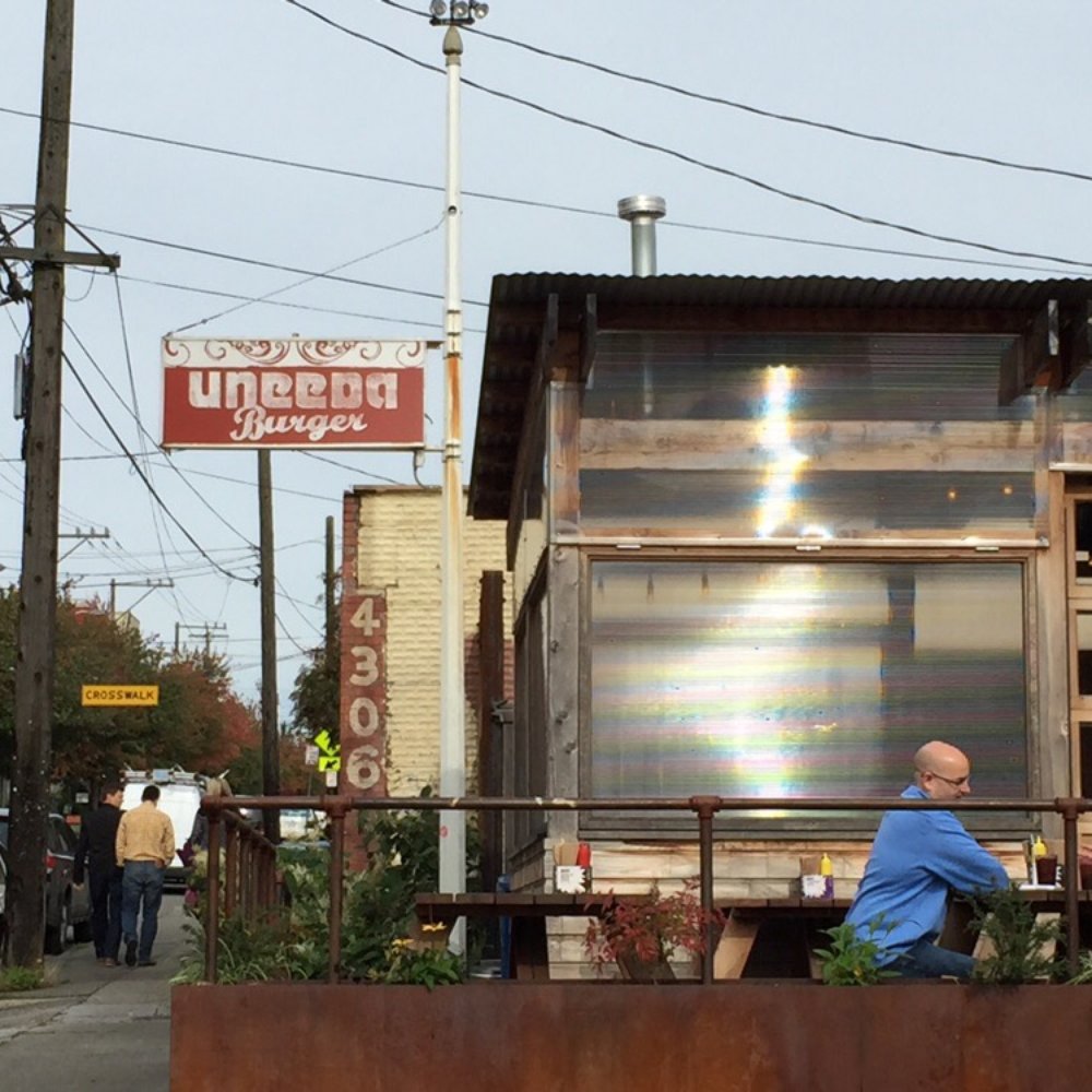 Uneeda Burger - Look from the street. - Burgers Near Me - Seattle, Washington Uneeda Burger - Look from the street. - Burgers Near Me - Seattle, Washington