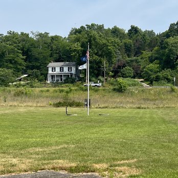 Big Bone Lick State Historic Site - The flags in the field. - Parks Near Me - Union, Kentucky
