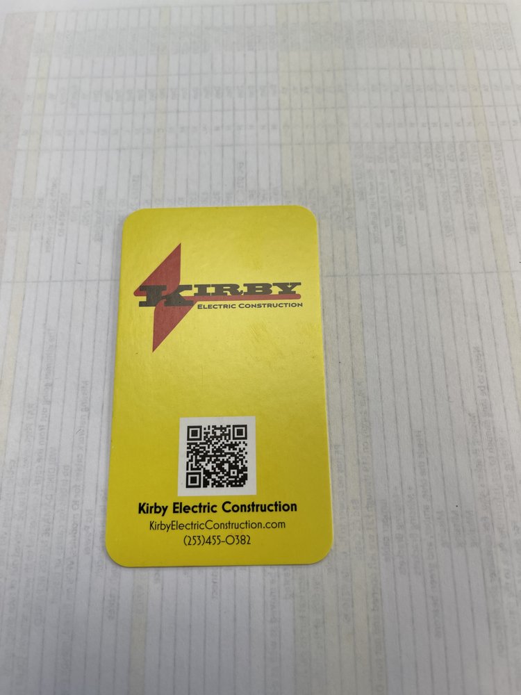 Slide of Kirby Electric Construction