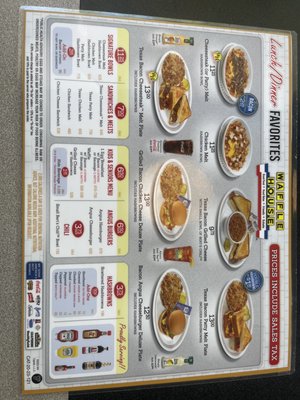 Menu photo 4 Waffle House Phoenix, AZ