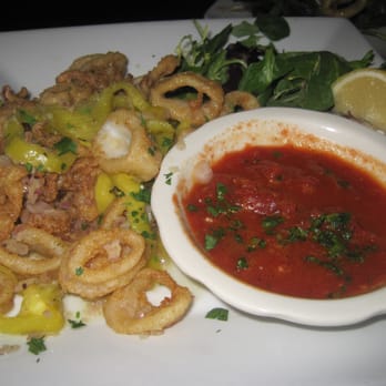 Mare E Monti - Calamari Fritti - wonderfully tender with an outstanding marinara sauce. - Italian Near Me - Worcester, Massachusetts Mare E Monti - Calamari Fritti - wonderfully tender with an outstanding marinara sauce. - Italian Near Me - Worcester, Massachusetts
