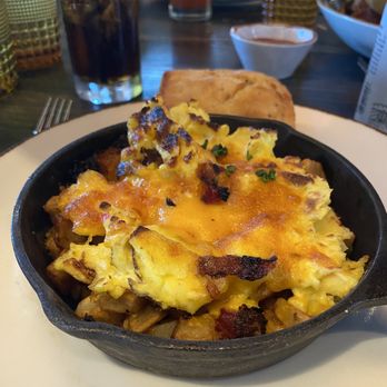 Canvas - Crispy Bacon Hash Skillet - New American Near Me - Orlando, Florida Canvas - Crispy Bacon Hash Skillet - New American Near Me - Orlando, Florida