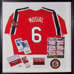 Elite Framing - Stan Musial Jersey