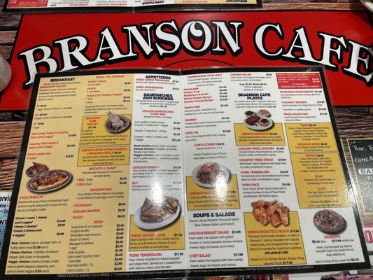 Menu photo 5 Branson Cafe Branson, MO