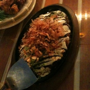 Yoroshiku - Okonomiyaki (savory pancake with cabbage and pork) - Ramen Near Me - Seattle, Washington