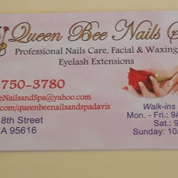 Queen Bee Nails Spa - Here is everything you need to call and make an appointment for the best spa pedicure ever :-) - Nail Salons Near Me - Davis, California