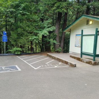 Dunsmuir Botanical Gardens - Accessible parking next to the bathroom - Botanical Gardens Near Me - Dunsmuir, California Dunsmuir Botanical Gardens - Accessible parking next to the bathroom - Botanical Gardens Near Me - Dunsmuir, California