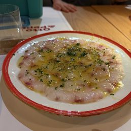 Branzino carpaccio Branzino carpaccio