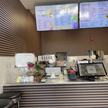 Bundow Boba - Front area with ordering screen! - Bubble Tea Near Me - Millbrae, California