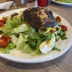 Alumni Grill - Alumni Cobb Salad with a Cauliburger! Have several dressings available all made onsite!