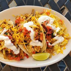 Don Quixote's Mexican Grill - Breakfast Tacos - 2 chorizo 1 bacon