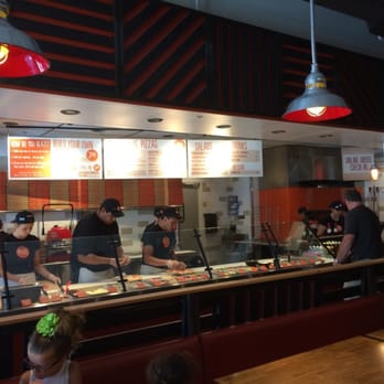 Blaze Pizza - Busy pizza makers :) - Pizza Near Me - Riverside, California