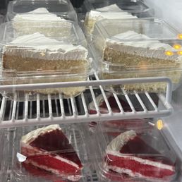 Haupia & Guava cake slices Haupia & Guava cake slices