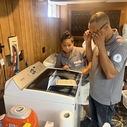 Service King Appliance Repair - All done, time to run a test cycle