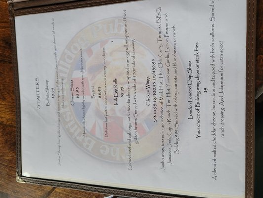 Menu photo 7 The British Bulldog Pub Columbia, SC Menu photo 7 The British Bulldog Pub Columbia, SC