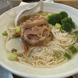 23. Oxtail Noodle Soup Consomme
