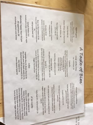 Menu photo 8 A Taste of Bim Eureka, CA
