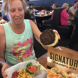 Burnt burger ( did not order well done and crispy). Burnt burger ( did not order well done and crispy).