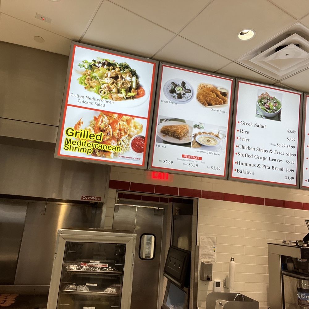 Pyramids Café - Pyramid's Delicious Greek food at BNA (Nashville International Airport)! Opens at 5 AM! - Salad Near Me - Nashville, Tennessee Pyramids Café - Pyramid's Delicious Greek food at BNA (Nashville International Airport)! Opens at 5 AM! - Salad Near Me - Nashville, Tennessee