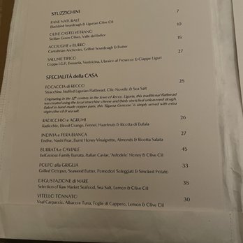 Osteria Giulia - Menu - Italian Near Me - Toronto, Ontario