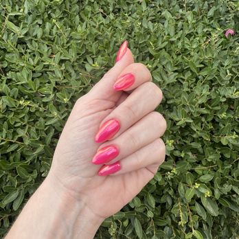 Milano Nail Spa - Hot pink Chrome nails by Gloria - Waxing Near Me - Phoenix, Arizona Milano Nail Spa - Hot pink Chrome nails by Gloria - Waxing Near Me - Phoenix, Arizona