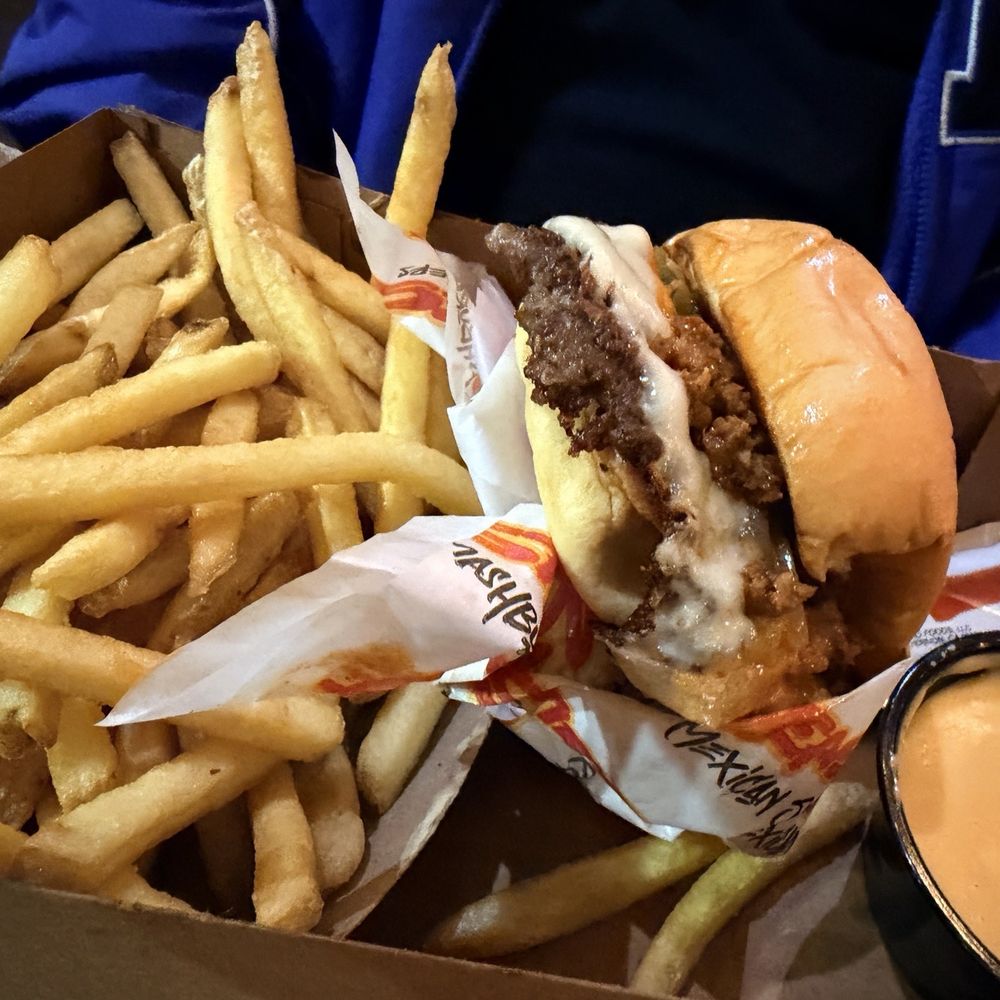 Beasties - Uno smash burger combo! @ojbaylen - Mexican Near Me - Long Beach, California Beasties - Uno smash burger combo! @ojbaylen - Mexican Near Me - Long Beach, California