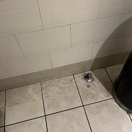 Encrusted grime of a filthy bathroom Encrusted grime of a filthy bathroom