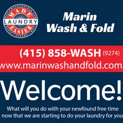 Marin Wash and Fold - Welcome Card