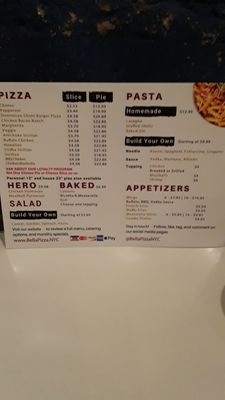 Menu photo 2 Bella Pizza Bronx, NY