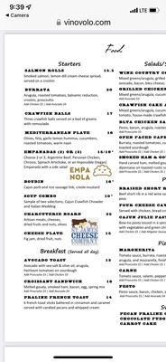 Menu photo 4 Vino Volo Kenner, LA