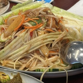 Angkor Wok - Papaya Salad - Asian Fusion Near Me - Seattle, Washington