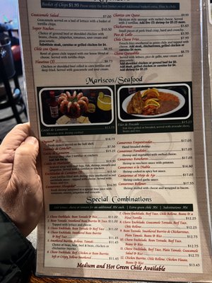 Menu photo 2 Los Alcatraces Mexican Restaurant Aurora, CO