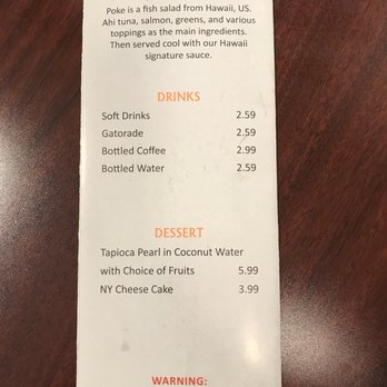 Hawaii Grill & Sushi - Menu Page 4 - Sushi Bars Near Me - Saint Cloud, Florida