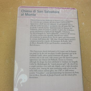 San Salvatore al Monte - Explanation - Churches Near Me - Florence, FI
