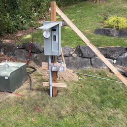 K O Electric - 200 amp temporary service in Port Orchard.