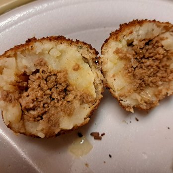 Sol Cubano - Inside a Papa Rellena - Cuban Near Me - North Highlands, California