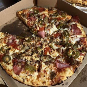 Domino's Pizza - Meatzza add Jalapeño & Garlic - Pizza Near Me - Ewa Beach, Hawaii