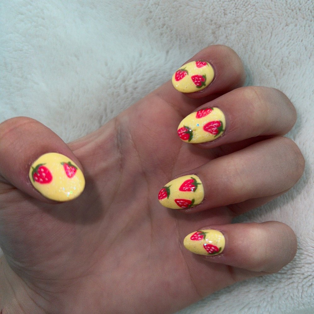 City Nails & Spa - strawberry acrylics! - Nail Salons Near Me - Eugene, Oregon City Nails & Spa - strawberry acrylics! - Nail Salons Near Me - Eugene, Oregon