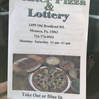Center Pizza 1499 - a hand holding up a sign - Pizza Near Me - Monaca, Pennsylvania