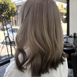 All That Hair - Ash Blonde Shadow Tips by Sunnie