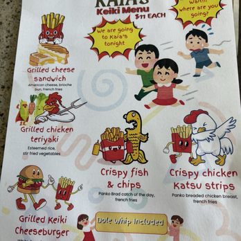 Kaia’s - Kids menu - Hawaiian Near Me - Danville, California