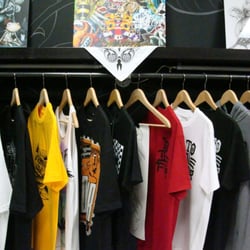 To Die For - Art work and apparel in the To Die For "Flagship" store.